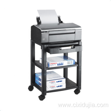 Height adjustable mobile printer cart